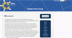 Desktop Screenshot of kahalapostsgroup.com